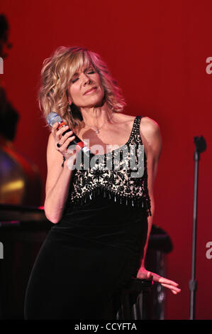 March 6, 2009 - Emporia, Virginia, USA Singer Debby Boone performing at the Greensville Performing Arts Center in Emporia, VA copyright Tina Fultz Stock Photo