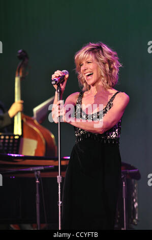 March 6, 2009 - Emporia, Virginia, USA Singer Debby Boone performing at the Greensville Performing Arts Center in Emporia, VA copyright Tina Fultz Stock Photo