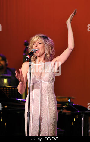 March 6, 2009 - Emporia, Virginia, USA Singer Debby Boone performing at the Greensville Performing Arts Center in Emporia, VA copyright Tina Fultz Stock Photo