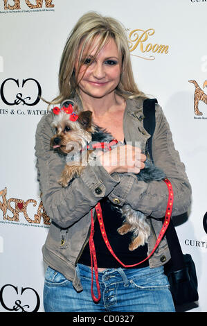 April 13, 2010 - Las Vegas, Nevada, USA -  Professional poker player JENNIFER HARMAN arrives at the Fourth Annual Jennifer Herman Charity Poker Tournament benefiting the Nevada Society for the Prevention of Cruelty to Animals at the Venetian Resort Hotel Casino on April 13, 2010 in Las Vegas, Nevada Stock Photo