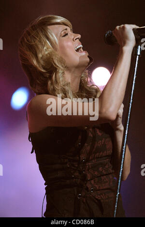May 4, 2008; Indio, CA, USA; Musician CARRIE UNDERWOOD performing during the 2008 Stagecoach Country Music Festival at the Empire Polo Club. Mandatory Credit: Photo by Vaughn Youtz/ZUMA Press. (©) Copyright 2007 by Vaughn Youtz. Stock Photo