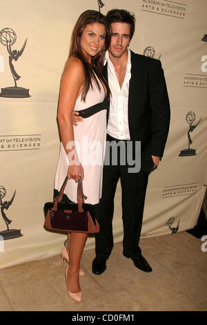 June 9, 2008 - Hollywood, California, U.S. - I13365CHW.THE ACADEMY OF TELEVISION ARTS & SCIENCES PRESENTS THE DAYTIME EMMY NOMINEE RECEPTION .SAVANNAH, BURBANK, CA  .06/09/08.NADIA BJORLIN AND BRANDON BEEMER (Credit Image: Â© Clinton Wallace/Globe Photos/ZUMAPRESS.com) Stock Photo