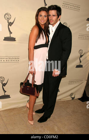 June 9, 2008 - Hollywood, California, U.S. - I13365CHW.THE ACADEMY OF TELEVISION ARTS & SCIENCES PRESENTS THE DAYTIME EMMY NOMINEE RECEPTION .SAVANNAH, BURBANK, CA  .06/09/08.NADIA BJORLIN AND BRANDON BEEMER (Credit Image: Â© Clinton Wallace/Globe Photos/ZUMAPRESS.com) Stock Photo