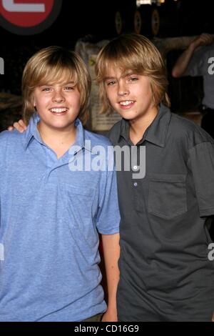 June 22, 2008 - Hollywood, California, U.S. - I13395CHW.DISNEY-PIXAR'S ''WALL-E'' LOS ANGELES PREMIERE .GREEK THEATRE, LOS ANGELES, CA  .06/21/08.COLE SPROUSE  AND DYLAN SPROUSE (Credit Image: Â© Clinton Wallace/Globe Photos/ZUMAPRESS.com) Stock Photo