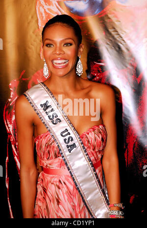 Nov 07, 2008 - Las Vegas, Nevada, USA - Miss USA, CRYSTLE STEWART, arrives at a special screening of the Lionsgate film, 'Repo! The Genetic Opera' at the Planet Hollywood Resort & Casino. (Credit Image: © Valerie Nerres/ZUMA Press) Stock Photo