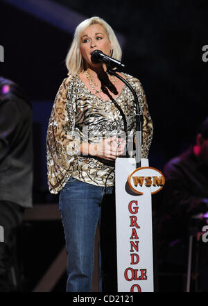 Nov 11, 2008 - Nashville, Tennessee; USA - Singer LORRIE MORGAN performs live at the Ryman Auditorium as part of the Grand Ole Opry. Copyright 2008 Jason Moore. Mandatory Credit: Jason Moore Stock Photo