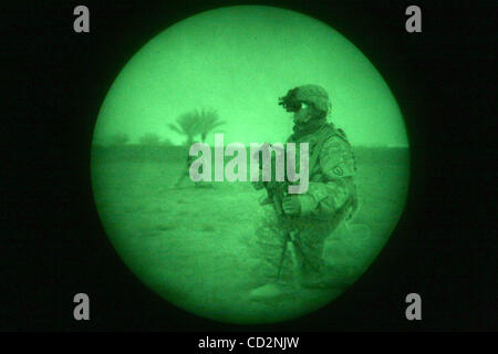 Mar 15, 2008 - Abu Assef, Taji, Iraq - Soldiers of Alpha Company, 1st Battalion 27th Infantry Regiment of 2nd Stryker Brigade Combat Team of 25th Infantry Division on patrol in the village Abu Assef. (Credit Image: Stock Photo