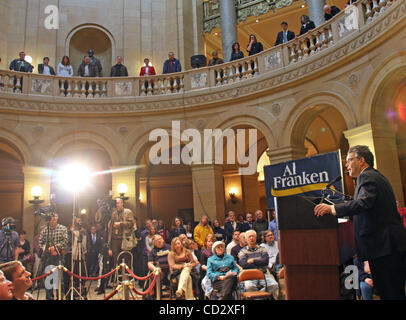 St. Paul, MN., Tuesday, 3/25/2008] U.S. Senate candidate Al Franken ...