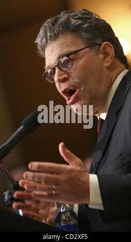 St. Paul, MN., Tuesday, 3/25/2008] U.S. Senate candidate Al Franken ...