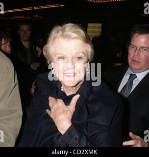 Mar. 27, 2008 - New York, New York, U.S. - GUESTS DEPART THE ST.JAMES THEATRE AFTER THE OPENING NIGHT OF GYPSY.WEST 44TH STREET      03-27-2008.       2008.ANGELA LANSBURY.K56793RM(Credit Image: Â© Rick Mackler/Globe Photos/ZUMAPRESS.com) Stock Photo