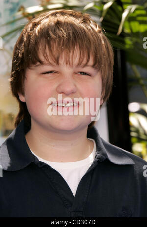 Mar 30, 2008 - Hollywood, California, USA - Actor ANGUS JONES arriving at the 'Nim's Island' World Premiere held at the Mann Chinese Theatre. (Credit Image: © Lisa O'Connor/ZUMA Press) Stock Photo