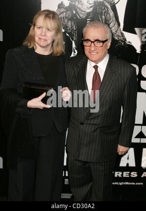 Mar 30, 2008 - New York, NY, USA - Director MARTIN SCORSESE and wife HELEN MORRIS at the arrivals for the New York premiere of 'Shine A Light' held at the Ziegfeld Theater. (Credit Image: © Nancy Kaszerman/ZUMA Press) Stock Photo