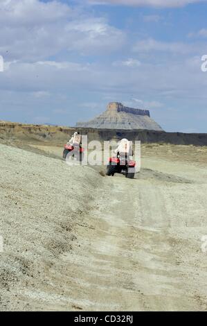 Apr 04, 2008 - Hanksville, Utah, USA - The Mars Society is an organization that operates simulated Mars Missions here on Earth to teach scientists how to live and work on another planet. Dedicated to encouraging the exploration and settlement of Mars, space colonization is seemingly no longer simply Stock Photo