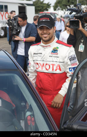 Wilmer Valderrama  Actor, best known for the role of Fez in the FOX sitcom That '70s Show and host of MTV's Yo Momma. At the 2008 Toyota Pro/Celebrity Race Press Day Stock Photo