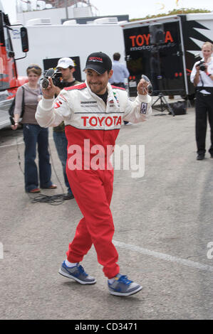 Wilmer Valderrama - Actor, best known for the role of Fez in the FOX sitcom That '70s Show and host of MTV's Yo Momma at the 2008 Toyota Pro/Celebrity Race Press Day Stock Photo