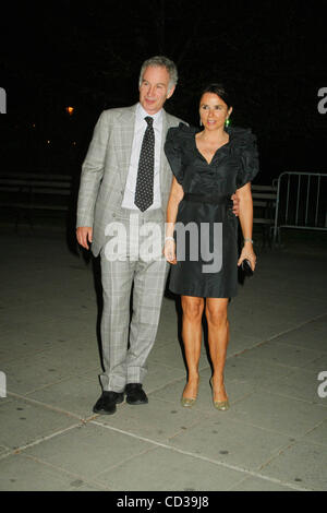 Apr. 22, 2008 - New York, New York, U.S. - K58042ML.VANITY FAIR PARTY TO CELEBRATE THE 7TH ANNUAL TRIBECA FILM FESTIVAL AT THE New York SUPREME COURTHOUSE IN NEW YORK New York ON 04-22-2008.  -   JOHN MCENROE AND WIFE PATTI SMITH(Credit Image: Â© Mitchell Levy/Globe Photos/ZUMAPRESS.com) Stock Photo