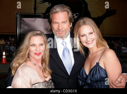 Actor Jeff Bridges and family at the Iron Man Premiere held at Stock ...