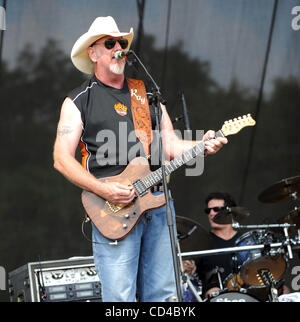 Sep 26, 2008 - Austin, Texas; USA - Musician RAY BENSON of the band Asleep at the Wheel performs live as part of the 2008 Austin City Limits Music Festival that took place at Zilker Park located in Austin.  The three day multi-stage festival with eight stages attracted thousands of music fan to see  Stock Photo