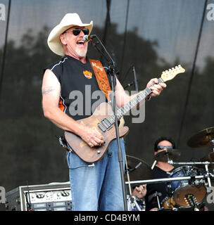 Sep 26, 2008 - Austin, Texas; USA - Musician RAY BENSON of the band Asleep at the Wheel performs live as part of the 2008 Austin City Limits Music Festival that took place at Zilker Park located in Austin.  The three day multi-stage festival with eight stages attracted thousands of music fan to see  Stock Photo