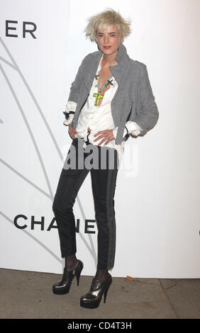 Oct 21, 2008 - New York, NY, USA - AGYNESS DEYN at the arrivals for the Mobile Art: Chanel Contemporary Art Container Opening held at Rumsey Playfield in Central Park. (Credit Image: © Dan Herrick-KPA/Dan Herrick/ZUMA Press) Stock Photo