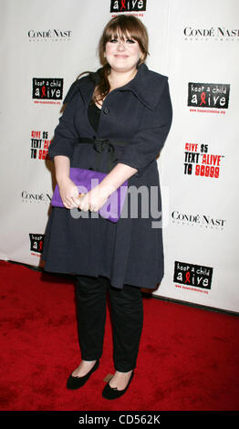 Nov 13, 2008 - New York, NY, USA - Singer ADELE at the arrivals for the Keep A Child Alive's 5th Annual Black Ball held at the Hammerstein Ballroom. (Credit Image: © Nancy Kaszerman/ZUMA Press) Stock Photo