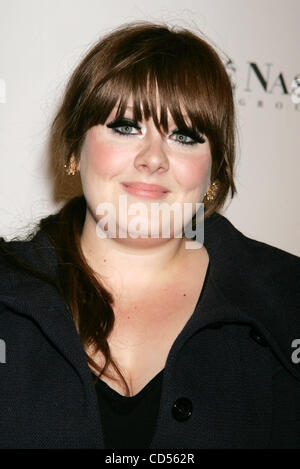 Nov 13, 2008 - New York, NY, USA - Singer ADELE at the arrivals for the Keep A Child Alive's 5th Annual Black Ball held at the Hammerstein Ballroom. (Credit Image: © Nancy Kaszerman/ZUMA Press) Stock Photo