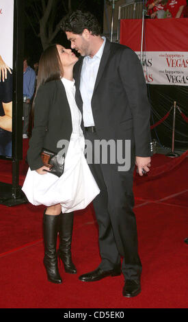Actress Soleil Moon Frye and husband Jason  at the 'What Happens in Vegas' Premiere held at the Mann Village Theater. Los Angeles. Stock Photo