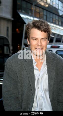 Jan. 20, 2004 - New York, New York, U.S. - K35033JBU.JOSH DUHAMEL.OUT AND ABOUT..NEW YORK New York..   /    2004.1/20/2004(Credit Image: Â© Judie Burstein/Globe Photos/ZUMAPRESS.com) Stock Photo