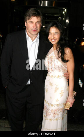 Mar. 25, 2004 - New York, New York, U.S. - K36314RM.''TWENTIETH CENTURY'' AFTER-PARTY AT THE CHINA CLUB , NEW YORK New York 03/25/2004.  /    ALEC BALDWIN NICOLE(Credit Image: Â© Rick Mackler/Globe Photos/ZUMAPRESS.com) Stock Photo