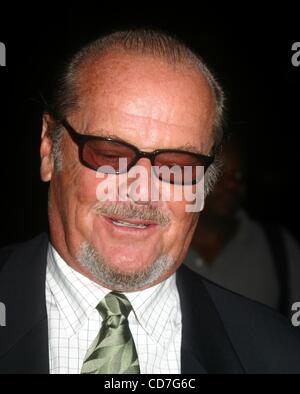 Sept. 12, 2004 - New York, New York, U.S. - K39341ML.CELEBRITIES OUT AND ABOUT AT BRYANT PARK DURING OLYMPUS FASHION WEEK NEW YORK New York 09/12/2004.  /    2004..JACK NICHOLSON(Credit Image: Â© Mitchell Levy/Globe Photos/ZUMAPRESS.com) Stock Photo