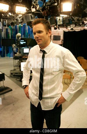 Nov 06, 2008 - Los Angeles, California, USA - JOEL McHALE, host of 'The Soup' on E! , after the taping of an episode of 'The Soup' on October 9, 2008 at the E! studios in Los Angeles. (Credit Image: © Jonathan Alcorn/ZUMA Press) Stock Photo