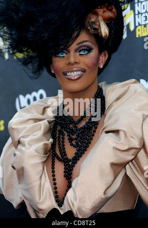 Jun 08, 2010 - Los Angeles, California, USA - TYRA SANCHEZ from the cast of 'RuPauls' Drag Race' on the Red Carpet during the NewNowNext Awards 2010 hosted by Logos Network at the Edison Hotel. (Credit Image: © Mark Samala/ZUMApress.com) Stock Photo