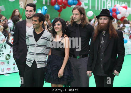 American rock band The Exies attending Muz-TV Russia 2010 Award ceremony in  Moscow. Pictured: Scott Stevens Stock Photo - Alamy