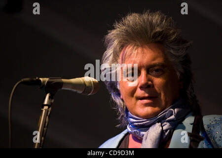 Grand Ole Opry member Marty Stuart and His Fabulous Superlatives band perform during the Lakefest Fourth of July Celebration. Stuart is widely considered to be one of country music's most eclectic artists because of the diversity of his repertoire. Stock Photo