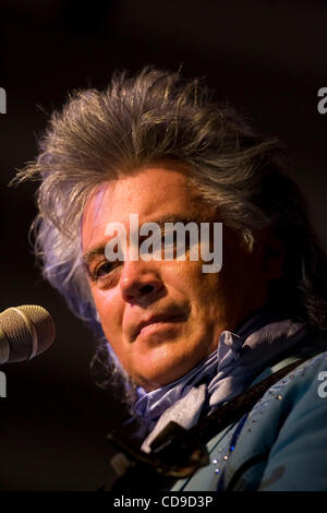 Grand Ole Opry member Marty Stuart and His Fabulous Superlatives band perform during the Lakefest Fourth of July Celebration. Stuart is widely considered to be one of country music's most eclectic artists because of the diversity of his repertoire. Stock Photo