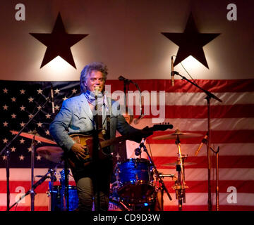 Grand Ole Opry member Marty Stuart and His Fabulous Superlatives band perform during the Lakefest Fourth of July Celebration. Stuart is widely considered to be one of country music's most eclectic artists because of the diversity of his repertoire. Stock Photo