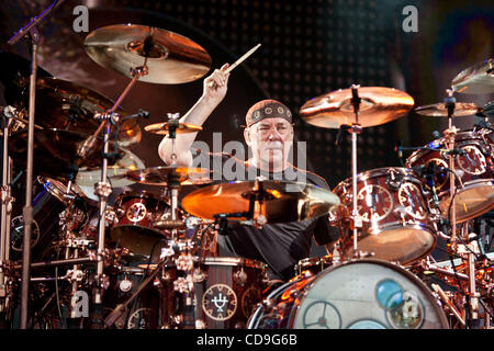 July 9, 2010 - Sarnia, Ontario, Canada - Canadian rock trio RUSH (Geddy ...