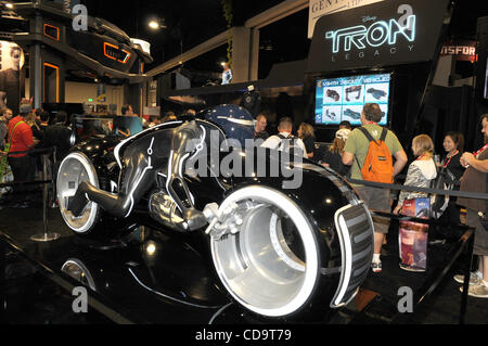 Jul 22, 2010 - San Diego, California, U.S. - Tron Legacy items on display during Comic Con International 2010. (Credit Image: © Mark Samala/ZUMApress.com) Stock Photo