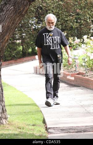 Aug. 05, 2010 - Los Angeles, California, U.S. - TOMMY CHONG walking in Brentwood, California on 8-6-2010. K65634VP.(Credit Image: Â© V.P./Globe Photos/ZUMApress.com) Stock Photo