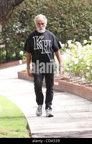 Aug. 05, 2010 - Los Angeles, California, U.S. - TOMMY CHONG walking in Brentwood, California on 8-6-2010. K65634VP.(Credit Image: Â© V.P./Globe Photos/ZUMApress.com) Stock Photo