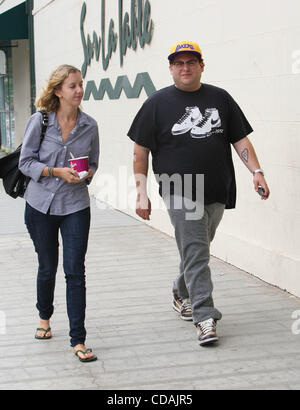 Sep. 02, 2010 - Los Angeles, California, U.S. - JONAH HILL out and about in Santa Monica, California 09-02-2010. K65725VP(Credit Image: Â© V.P./Globe Photos/ZUMApress.com) Stock Photo