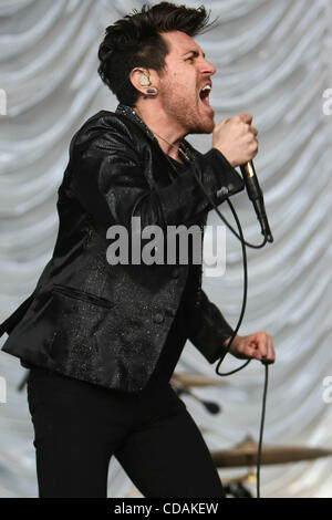 Sep 04, 2010 - Mountain View, CA, USA - AFI performing live at Bone Bash 2010 in Mountain View, California. Adam Carson, singer DAVEY HAVOK, Hunter Burgan, Jade Puget (Credit Image: © Tracy Van Nunnery/ZUMApress.com) Stock Photo