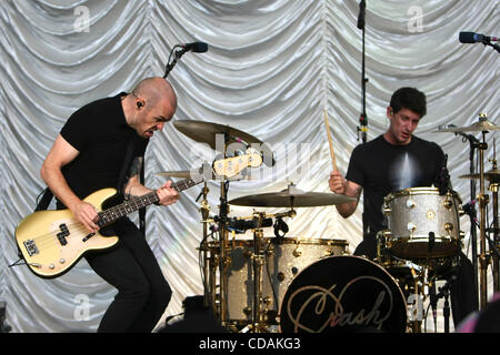 Sep 04, 2010 - Mountain View, CA, USA - AFI performing live at Bone Bash 2010 in Mountain View, California. Adam Carson, singer DAVEY HAVOK, Hunter Burgan, Jade Puget (Credit Image: © Tracy Van Nunnery/ZUMApress.com) Stock Photo