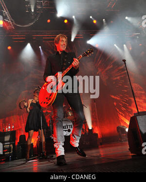 Swedish pop music duo Roxette live in Moscow. Pictured: Per Gessle . Stock Photo