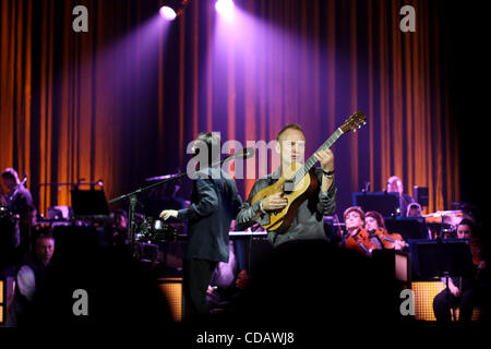 Sting Live in Moscow. Stock Photo