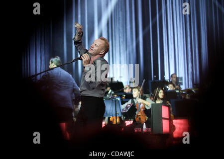 Sting Live in Moscow. Stock Photo