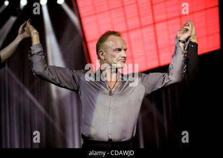 Sting Live in Moscow. Stock Photo