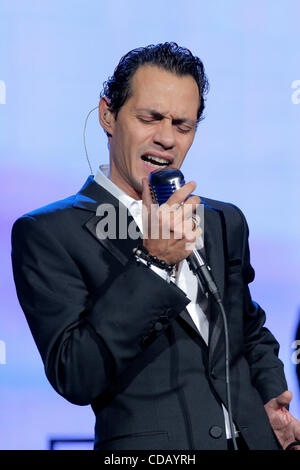 Sept. 18, 2010 - Miami, Florida, United States of America - Singer Marc Anthony performs on September 17th 2010 at The American Airlines Arena in Miami, Florida. (Credit Image: © Aaron Gilbert/Southcreek Global/ZUMApress.com) Stock Photo