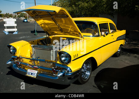 Sept. 26, 2010 - Henderson, Nevada, United States of America - Some of the beautiful vehicles out at the Super Run 2010 Car Show on September 26th, 2010, on Water Street in Henderson, Nevada. (Credit Image: © Matt Gdowski/Southcreek Global/ZUMApress.com) Stock Photo