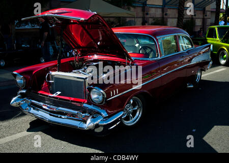 Sept. 26, 2010 - Henderson, Nevada, United States of America - Some of the beautiful vehicles out at the Super Run 2010 Car Show on September 26th, 2010, on Water Street in Henderson, Nevada. (Credit Image: © Matt Gdowski/Southcreek Global/ZUMApress.com) Stock Photo